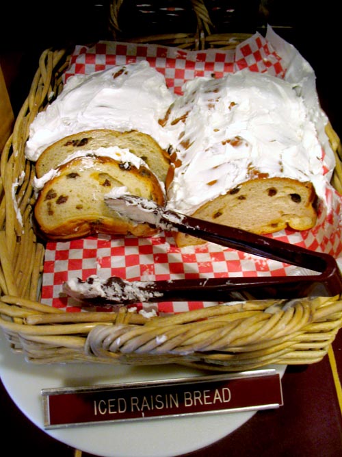 Iced Raisin Bread, Miller's Smorgasbord, 2811 Lincoln Highway East, Ronks, Pennsylvania