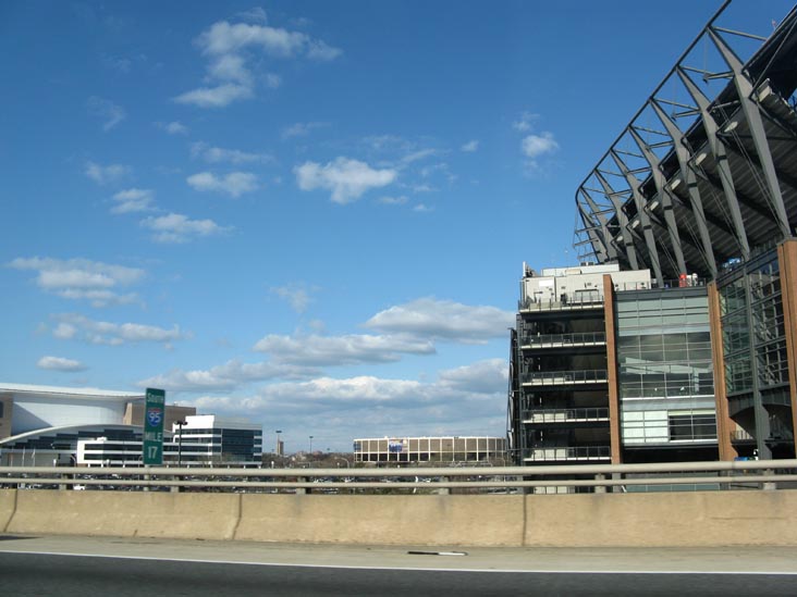 Sports Complex From Interstate 95, Mile 17, Philadephia, Pennsylvania, December 28, 2009