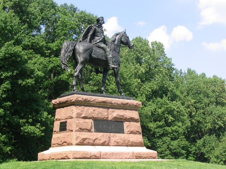 Wayne Statue, Valley Forge National Historical Park, Valley Forge, Pennsylvania