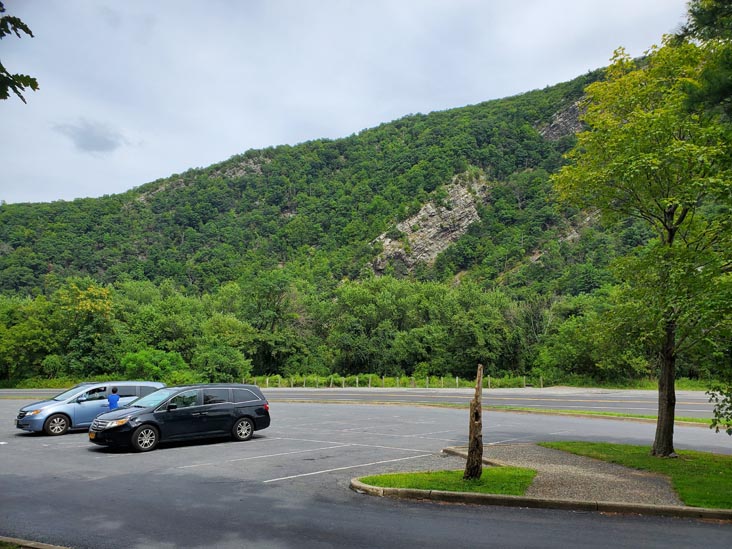 Parking Lot, Arrow Island Overlook, Delaware Water Gap National Recreation Area, Pennsylvania, August 31, 2020