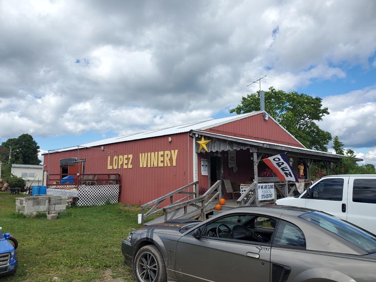 Lopez Winery & Vineyard, 44 Winery Road, Lopez, Pennsylvania, August 30, 2020