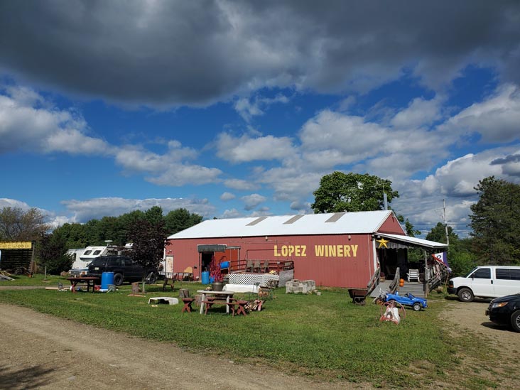 Lopez Winery & Vineyard, 44 Winery Road, Lopez, Pennsylvania, August 30, 2020
