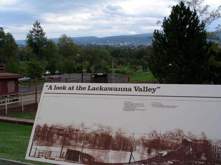Lackawanna Valley From Lackawanna County Coal Mine Tour, Scranton, Pennsylvania