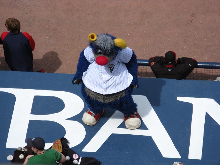 Champ, Scranton/Wilkes-Barre Yankees vs. Rochester Red Wings, PNC Field, 235 Montage Mountain Road, Moosic, Pennsylvania, April 19, 2009