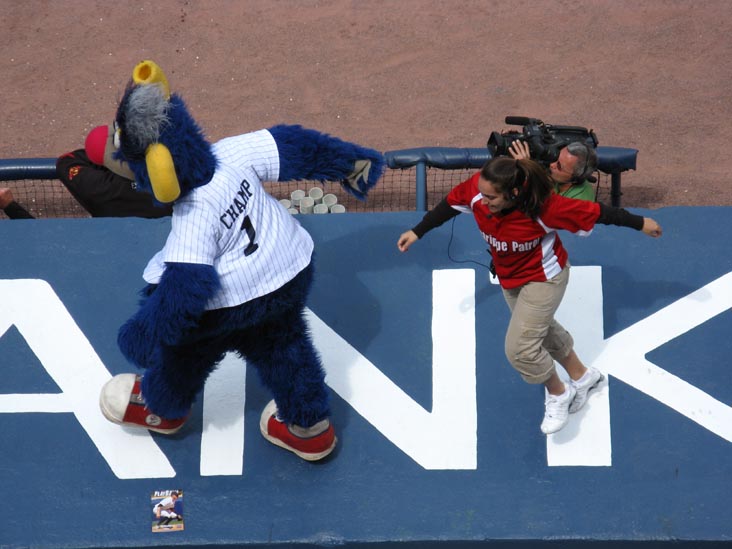 Champ, Scranton/Wilkes-Barre Yankees vs. Rochester Red Wings, PNC Field, 235 Montage Mountain Road, Moosic, Pennsylvania, April 19, 2009