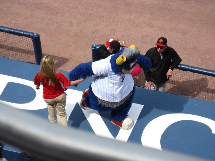 Champ, Scranton/Wilkes-Barre Yankees vs. Rochester Red Wings, PNC Field, 235 Montage Mountain Road, Moosic, Pennsylvania, April 19, 2009
