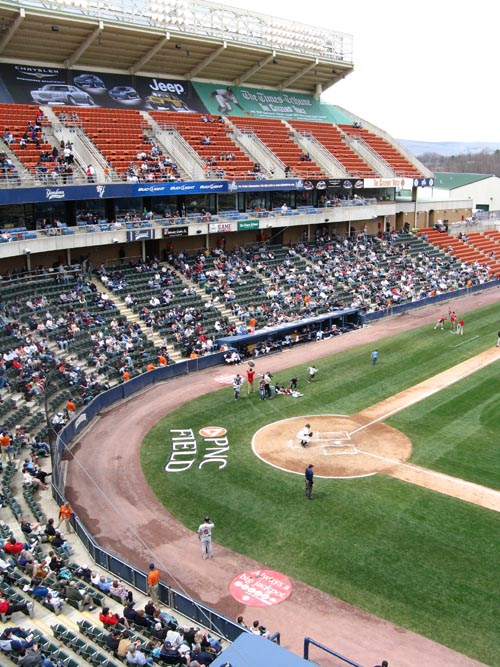 Scranton/Wilkes-Barre Yankees vs. Rochester Red Wings, PNC Field, 235 Montage Mountain Road, Moosic, Pennsylvania, April 19, 2009