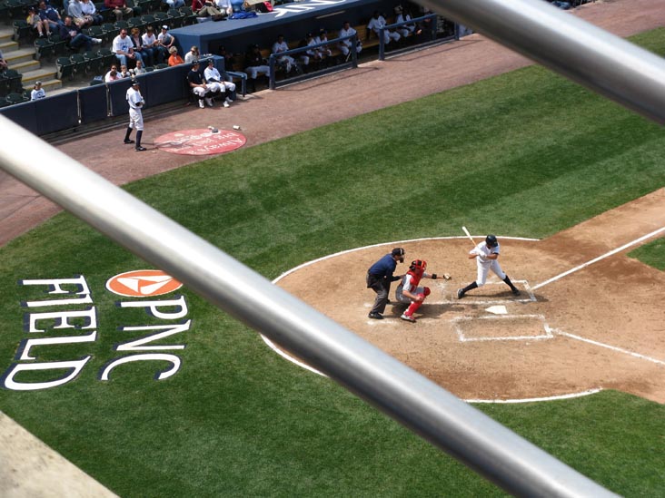 Home Plate, Scranton/Wilkes-Barre Yankees vs. Rochester Red Wings, PNC Field, 235 Montage Mountain Road, Moosic, Pennsylvania, April 19, 2009
