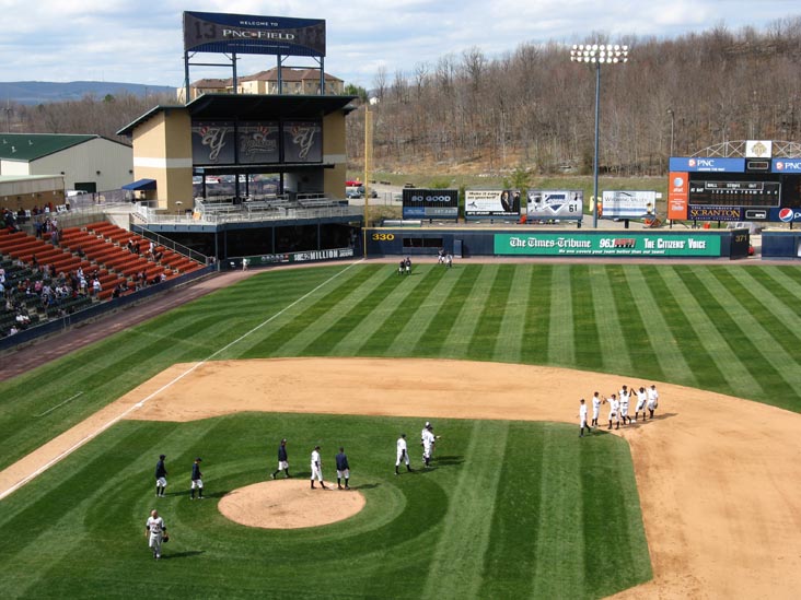 Yankees Win, Scranton/Wilkes-Barre Yankees vs. Rochester Red Wings, PNC Field, 235 Montage Mountain Road, Moosic, Pennsylvania, April 19, 2009