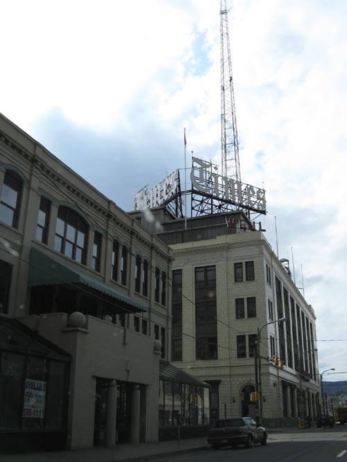 Looking West Down Spruce Street at Penn Avenue, Scranton, Pennsylvania
