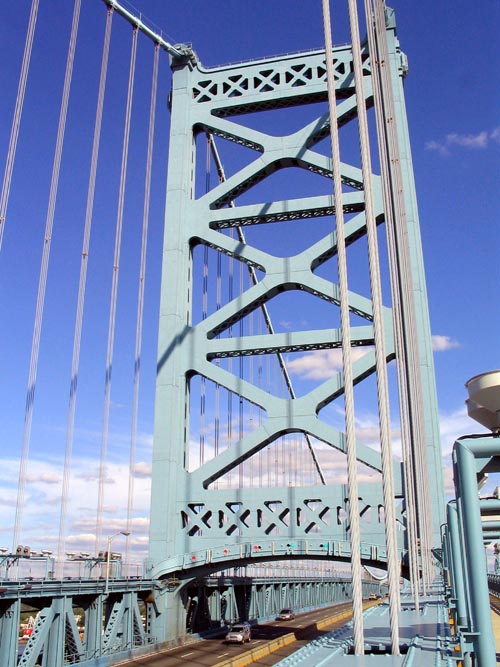 Ben Franklin Bridge Tower, Center City Philadelphia, Pennsylvania