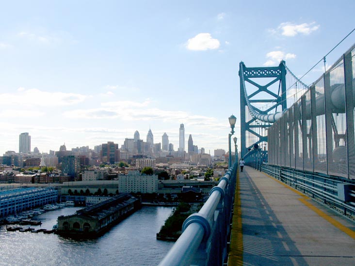Ben Franklin Bridge, Center City Philadelphia, Pennsylvania