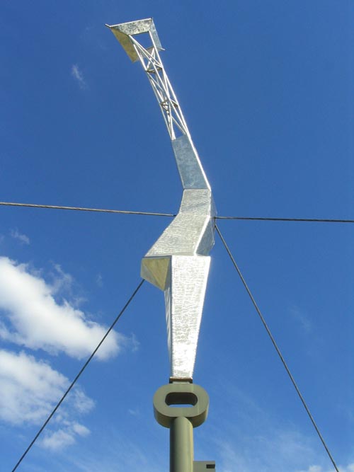 Bolt of Lightning, Benjamin Franklin Bridge Monument Plaza, Center City Philadelphia, Pennsylvania