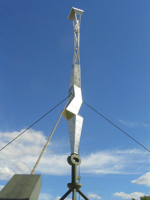 Bolt of Lightning, Benjamin Franklin Bridge Monument Plaza, Center City Philadelphia, Pennsylvania