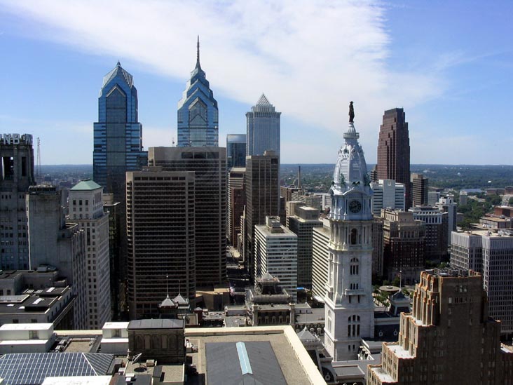 Philadelphia City Hall From Philadelphia Savings Fund Society Building, Center City, Philadelphia, Pennsylvania, May 29, 2004