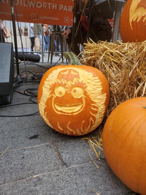 Gritty Pumpkin, Philadelphia City Hall, Center City, Philadelphia, Pennsylvania, October 10, 2021