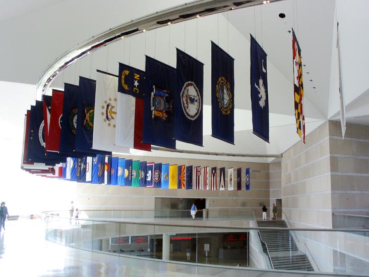 State Flags, National Constitution Center, 525 Arch Street, Independence Mall, Center City, Philadelphia, Pennsylvania