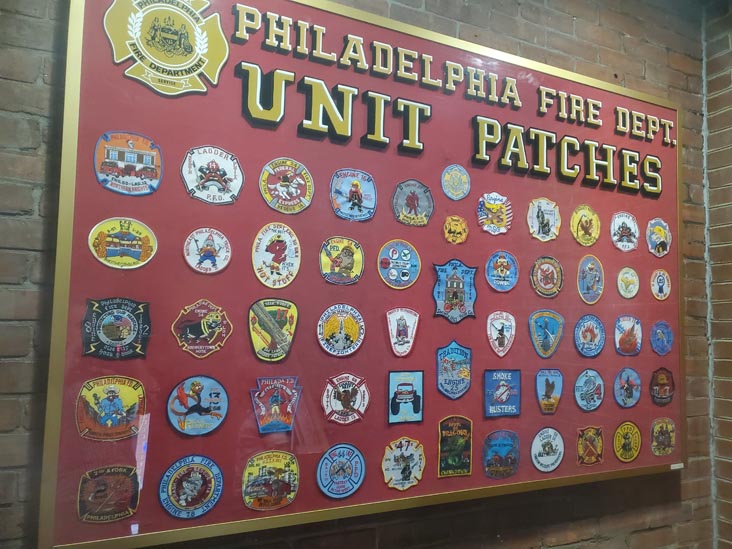 Unit Patches, Fireman's Hall Museum, Philadelphia, Pennsylvania, October 9, 2021