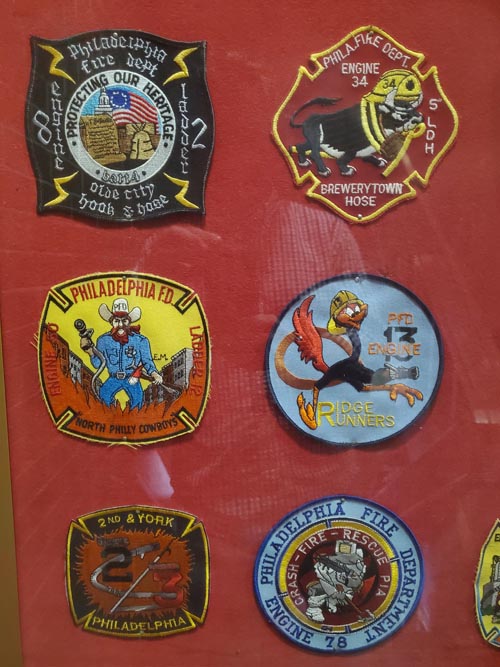 Unit Patches, Fireman's Hall Museum, Philadelphia, Pennsylvania, October 9, 2021