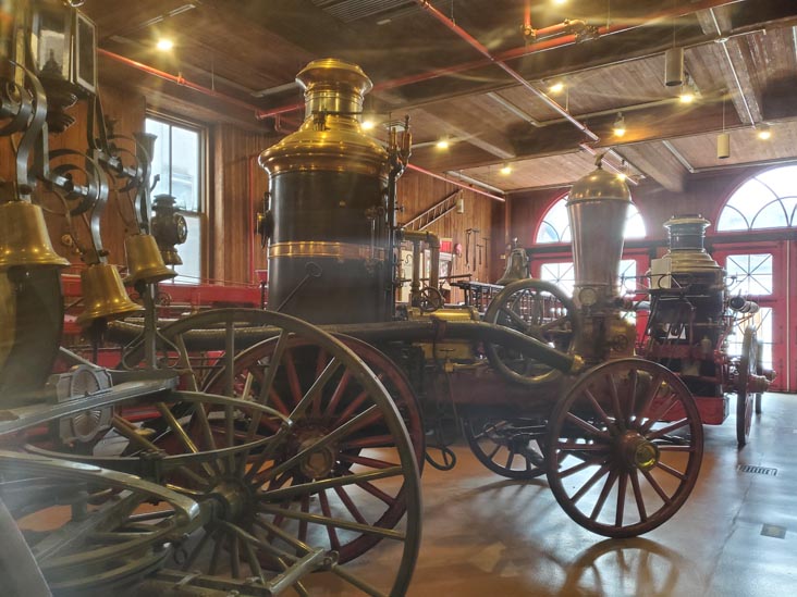 Antique Fire Trucks, Fireman's Hall Museum, Philadelphia, Pennsylvania, October 9, 2021