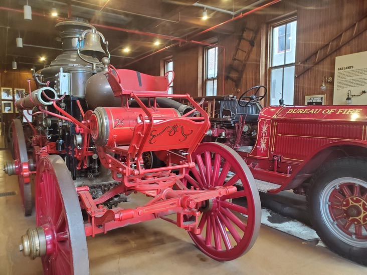 Antique Fire Trucks, Fireman's Hall Museum, Philadelphia, Pennsylvania, October 9, 2021