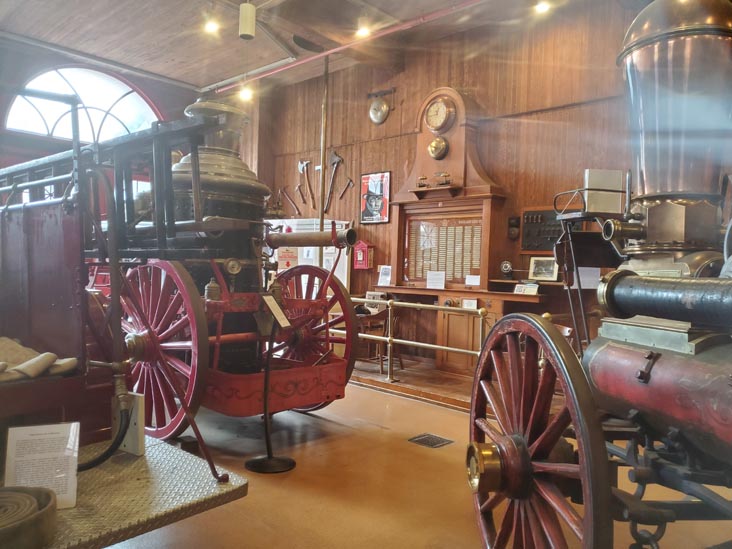 Antique Fire Trucks, Fireman's Hall Museum, Philadelphia, Pennsylvania, October 9, 2021