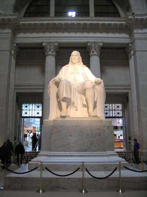 Ben Franklin Statue, The Franklin Institute, 222 North 20th Street, Philadelphia, Pennsylvania