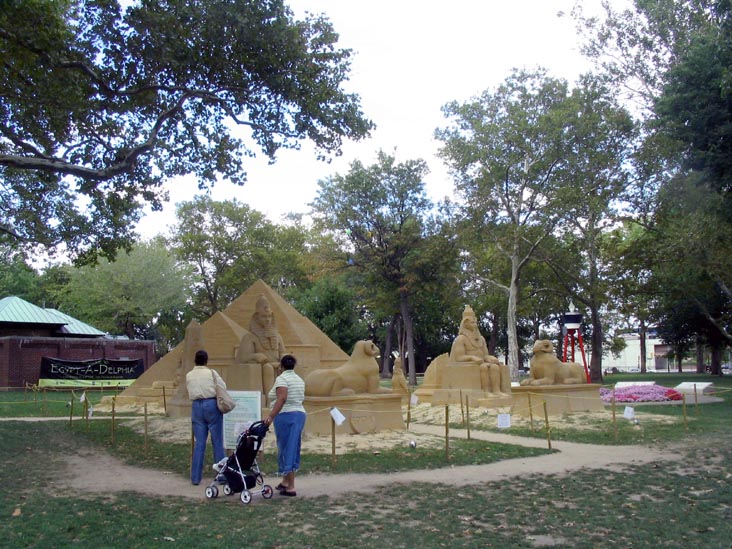 Egypt-A-Delphia, Franklin Square, Center City Philadelphia, Pennsylvania