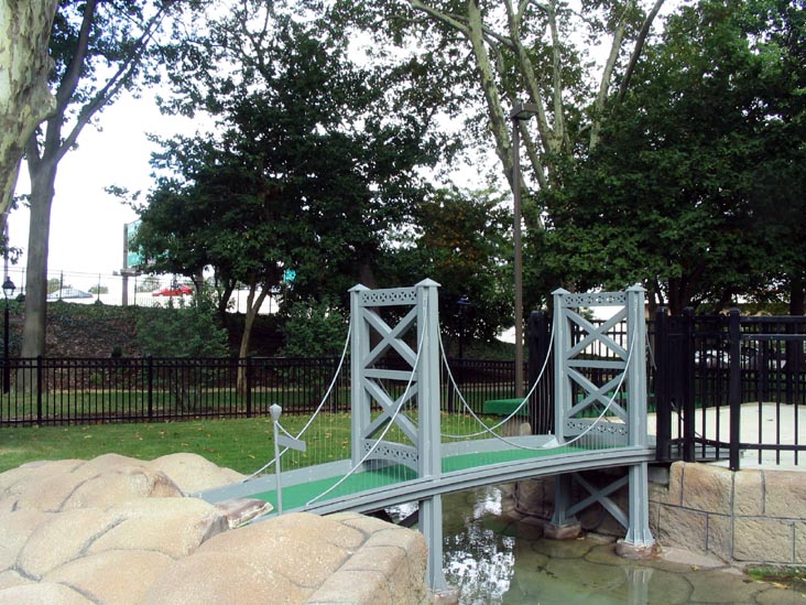 Ben Franklin Bridge, 7th Hole, Philly Mini Golf, Franklin Square, Center City Philadelphia, Pennsylvania