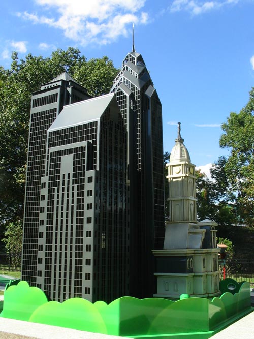 Philadelphia Skyline, Philly Mini Golf, Franklin Square, Center City Philadelphia, Pennsylvania