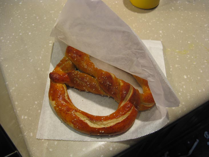 Pretzel, Miller's Twist, Reading Terminal Market, 12th and Arch Streets, Philadelphia, Pennsylvania, November 27, 2009