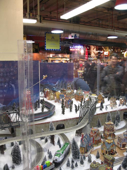 Christmas Train Display, Reading Terminal Market, 12th and Arch Streets, Center City, Philadelphia, Pennsylvania, November 27, 2010