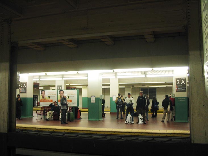 Track 2, Suburban Station, Center City Philadelphia, Philadelphia, Pennsylvania