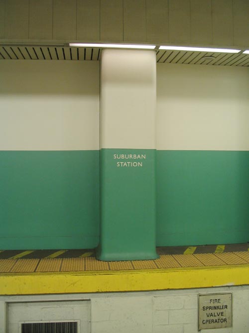 Track 4, Suburban Station, Center City Philadelphia, Philadelphia, Pennsylvania