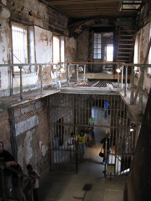 Cellblock 12, View From Second Floor, Eastern State Penitentiary, 2027 Fairmount Avenue, Fairmount, Philadelphia, Pennsylvania