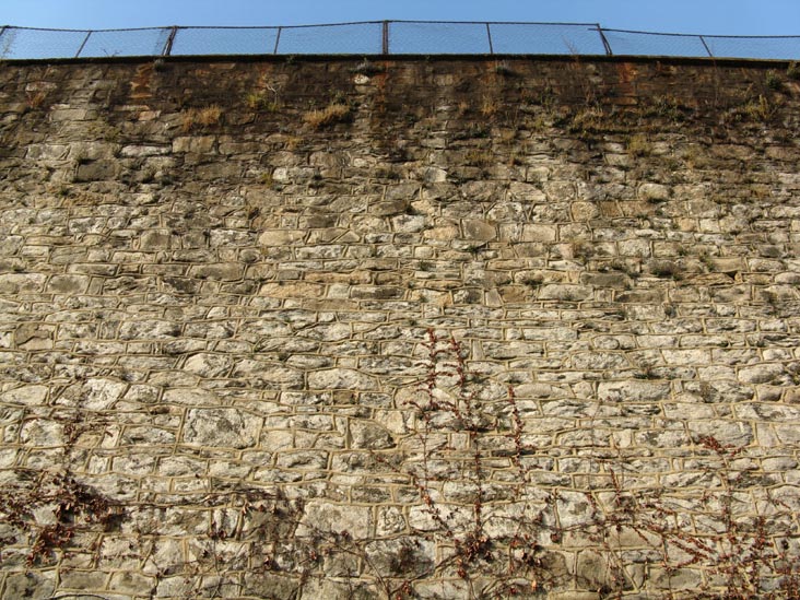 Outer Wall From Exercise Yard, Eastern State Penitentiary, 2027 Fairmount Avenue, Fairmount, Philadelphia, Pennsylvania