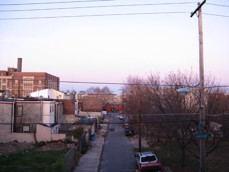 View Down Martha Street From Philadelphia Brewing Company, 2439 Amber Street, Kensington, Philadelphia, Pennsylvania