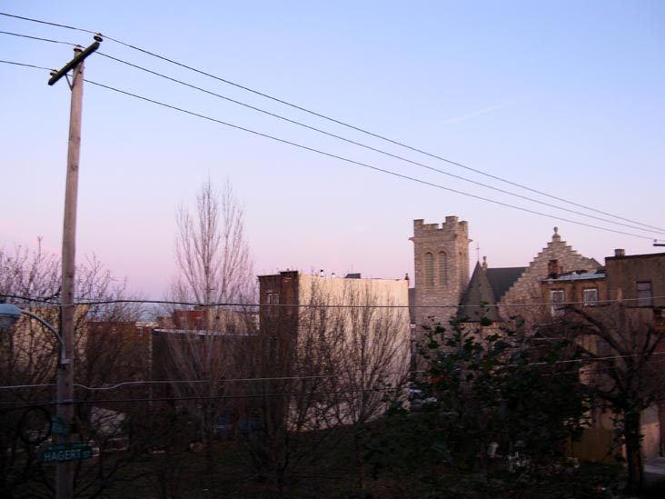 View From Philadelphia Brewing Company, 2439 Amber Street, Kensington, Philadelphia, Pennsylvania