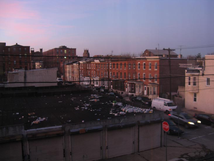 View From Philadelphia Brewing Company, 2439 Amber Street, Kensington, Philadelphia, Pennsylvania
