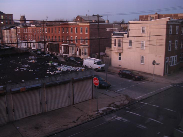 View From Philadelphia Brewing Company, 2439 Amber Street, Kensington, Philadelphia, Pennsylvania