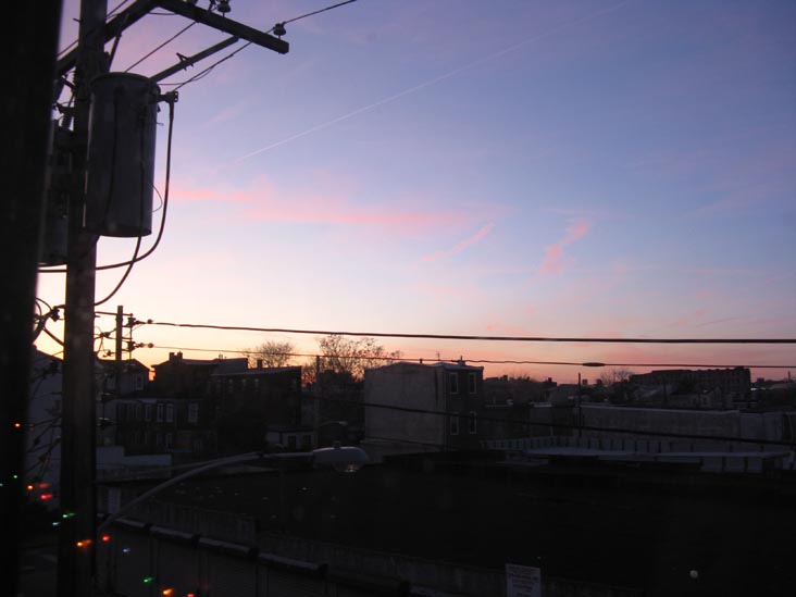 View From Philadelphia Brewing Company, 2439 Amber Street, Kensington, Philadelphia, Pennsylvania