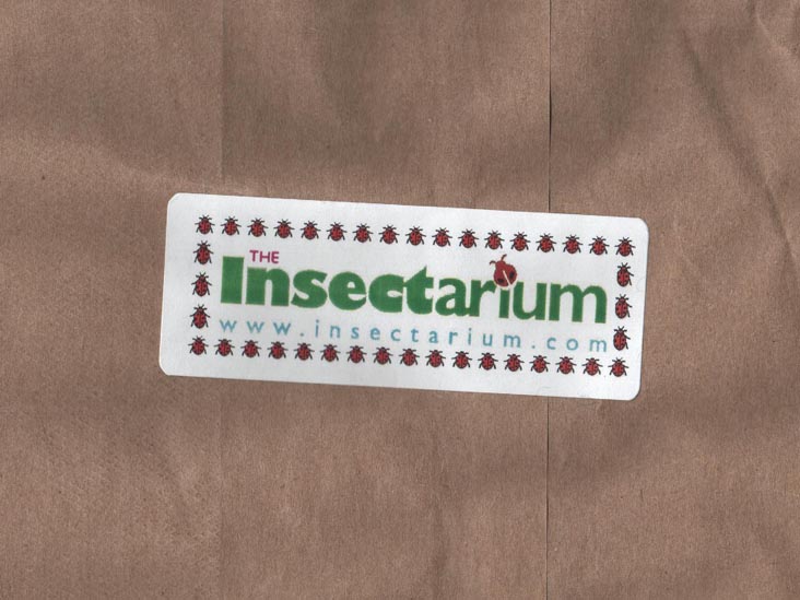 Admission Sticker, Insectarium, 8046 Frankford Avenue, Northeast Philadelphia, Philadelphia, Pennsylvania