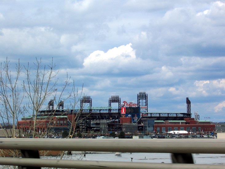 Citizens Bank Park From Interstate 95, Philadelphia, Pennsylvania, April 13, 2008