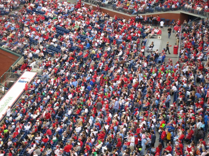 Phillie Phanatic, Philadelphia Phillies vs. New York Mets, Citizens Bank Park, Philadelphia, Pennsylvania, April 14, 2012