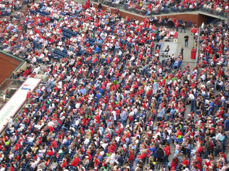 Phillie Phanatic, Philadelphia Phillies vs. New York Mets, Citizens Bank Park, Philadelphia, Pennsylvania, April 14, 2012