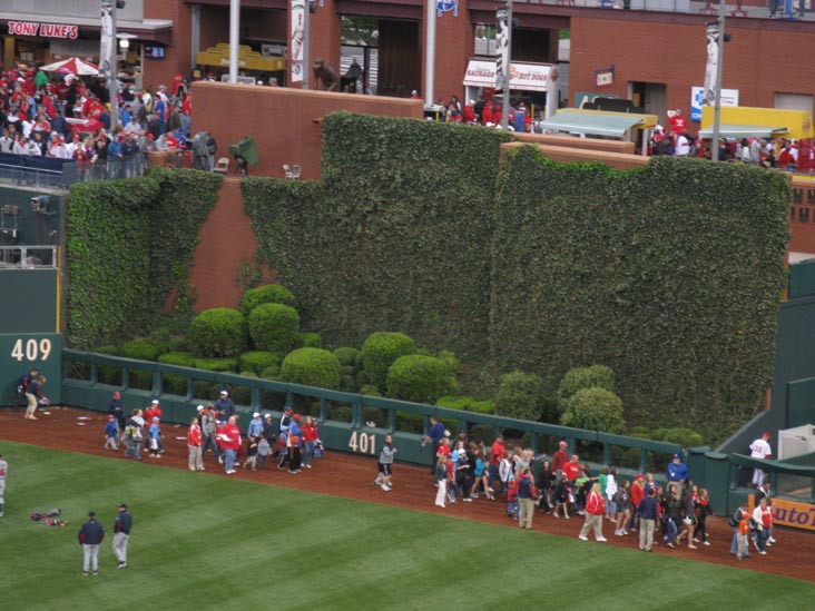 Batter's Eye, Philadelphia Phillies vs. Atlanta Braves, Citizens Bank Park, Philadelphia, Pennsylvania, May 7, 2011