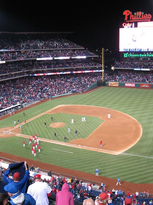 Phillies Win, Philadelphia Phillies vs. Atlanta Braves, Citizens Bank Park, Philadelphia, Pennsylvania, May 7, 2011