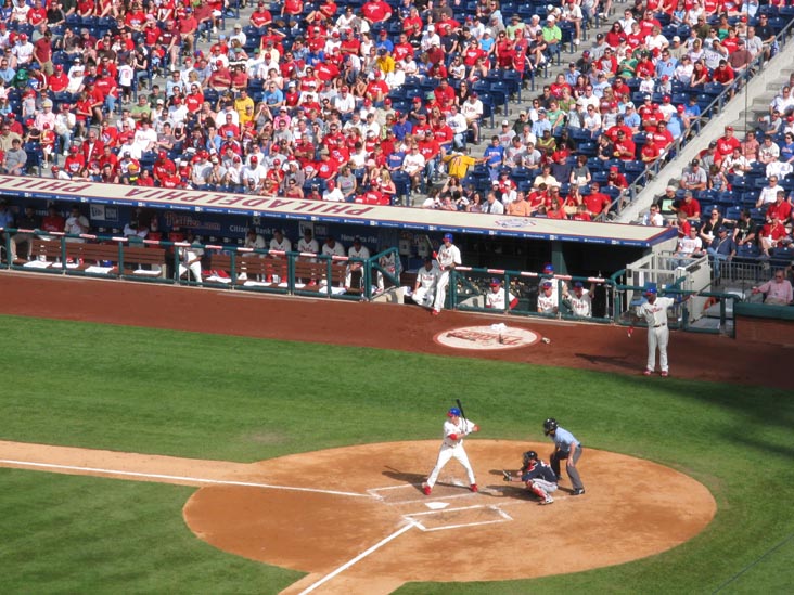 Chase Utley At Bat, Philadelphia Phillies vs. Atlanta Braves, Citizens Bank Park, Philadelphia, Pennsylvania, May 9, 2009