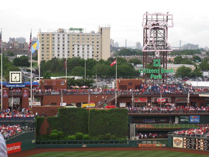 Philadelphia Phillies vs. Texas Rangers, View From Section 423, Citizens Bank Park, Philadelphia, Pennsylvania, May 21, 2011