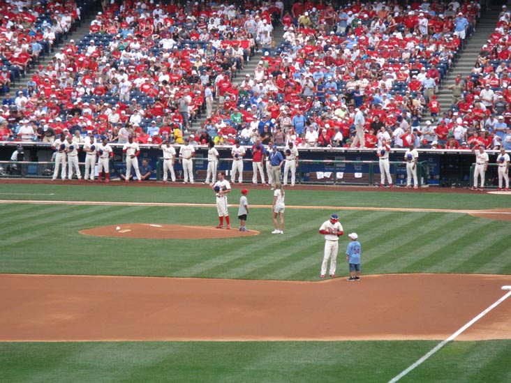 Pregame, Philadelphia Phillies vs. Chicago Cubs, View From Section 140, Citizens Bank Park, Philadelphia, Pennsylvania, June 12, 2011